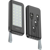 Resim Earldom PB48 10.000 Mah 10W LED Işıklı 3in1 Dahili Kablolu Powerbank 