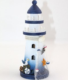 Resim Ahşap Marin Deniz Feneri Model 4 - 9071158913307do 