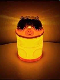 Resim Işıklı Sevimli Tek Boynuzlu At Tasarımlı Kumbara Pembe 