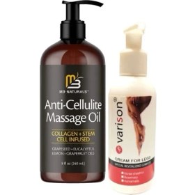 Resim Buğz Anti-Cellulite 240 ml Massage Oil Selülitlere Karşı Masaj Yağı + Varison 120 ml Varislerinize Son 