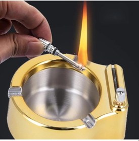 Resim Metal Kibritli Küllük Çok Renkli 