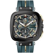 Resim Quantum Pwg1014.699 Quartz Silikon Yeşil 44 Mm Erkek Kol Saati Siyah 