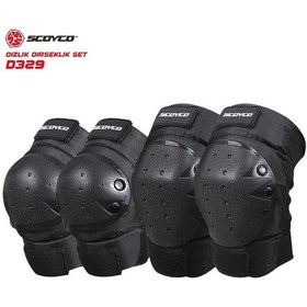 Resim Scoyco D329 Dizlik+dirseklik Koruma 