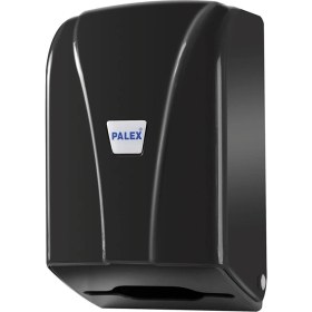 Resim Palex C Katlama Tuvalet Kağıtlığı (Tuvalet Kağıt Dispenseri) Siyah 3438-S 