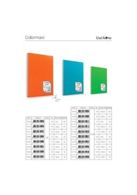 Resim Colormaxi Pp Kapaklı A4 Spiralli 40 Yaprak Kareli Defter 12'li Paket 