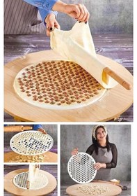 Resim Pratik Kolay 199 Bölmeli Mantı Yapma Kalıbı Asorti 42 Cm 