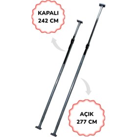Resim İTHAL Kargo Yük Tutucu (Alüminyum) 190 - 225 cm 