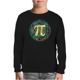 Resim Matematik - Pi 7 Siyah Çocuk Sweatshirt 