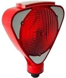 Resim Hayat Trafik - Solar Flaşörlü Ledli Lamba Seti Kırmızı 5 Adet 