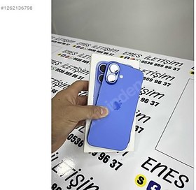 Resim Apple iPhone 16 İkinci El TR | 256 GB | Laciverttaş 