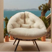 Resim AVYNA Prestige Milano Style Tekli Berjer | Ergonomik Koltuk | Konforlu Dinlenme & Kitap Okuma Köşesi 