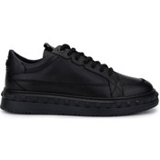 Resim Tamer Tanca Erkek Hakiki Deri Siyah Deri Sneakers & Spor Ayakkabı 352 23159 Erk Ayk Sk25-26 Sıyah Dr Siyah 