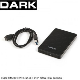 Resim Dark 2.5 Hdd/ssd Destekli Usb 3.0 Siyah Disk Kutusu Dk-ac-dse29 