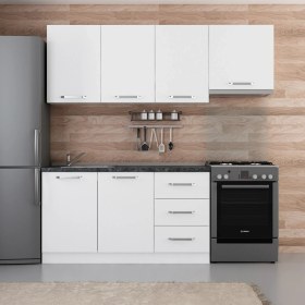 Resim Minar 210 Cm Mutfak Dolabı Beyaz 210-B7 