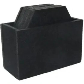 Resim Wangchuang Siyah 2 40%hot8 Parça Keçe Yuvarlak Kare Altıgen Yalıtımlı Bardak Masa Üstü Kapak Isıya Dayanıklı Bardak Kahve Çay Yemek Masası Plac (Yurt Dışından) 