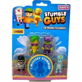 Resim Stumble Guys Seri 4 5'li Mini Figür Inmate 613 