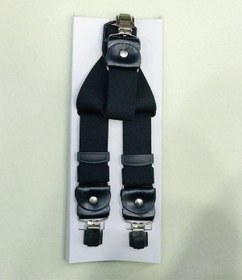 Resim Unisex Yetişkin Lacivert Pantolon Askısı Siyah 