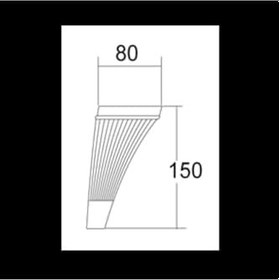Resim KANEPE KOLTUK BAZA SEHPA TV ÜNİTESİ AYAK 15 CM - ALT PİRİNÇ KAP. SARI ŞERİT Bej Aytaşı 