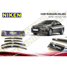 Resim Niken Fiat Linea Kromlu Cam Rüzgarlığı 