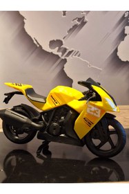 Resim molmo SARI FIRTINA MOTORSİKLET 30cM 