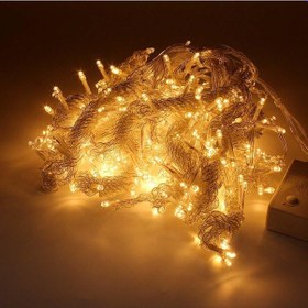 Resim Sıcak Beyaz 3 M Led Icicle Perde Işıkları 300 Leds Noel Peri Lambası Açık Ev Düğün Parti Bahçe Dekorasyon Için Us Plug 110v Diğer 