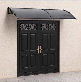 Resim Genel Markalar COSMOS Kapı Pencere Üstü Pratik Sundurma 105x240 - Siyah 