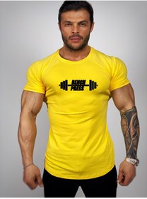 Resim Black İstanbul Bench Press Baskılı Fitness T-shirt 