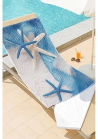 Resim Seadream Tropikal Desenli Plaj Havlusu 70x140 Cm Starfish Çok Renkli 