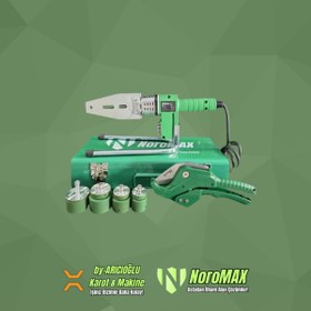 Resim Noromax NR-02 Set 1600w Çift Rezidans 340 Derece Dijital Boru Kaynak Makinası 