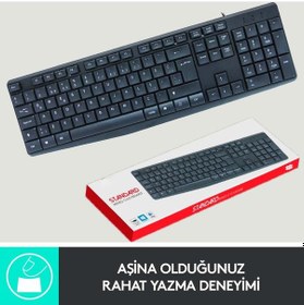 Resim Concord C-73 Kablolu Standart Wired Usb Klavye Türkçe Q 
