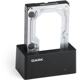 Resim Dark DK-AC-DSD12C StoreX D12C USB 3.2 Gen Type C 2.5 3.5 inch SATA Disk İstasyonu 