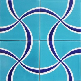 Resim Kütahya Hedef Çini AC55 20 x 20 Dekoratif Çini 