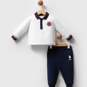 Resim U.s. Polo Assn Erkek Bebek Beyaz Takım 5274-48878 Beyaz 