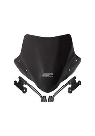 Resim Gp Kompozit Honda Cb500f 2014-2020 Uyumlu Kısa Ön Cam Siyah 30cm 