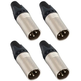 Resim Hepa Merz SFC-M11-4X 3 Pinli XLR Konnektör (4 Adet) 