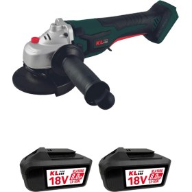 Resim KL Pro KLAT18B-80 18V/8.0AH Li-Ion 115MM Kömürsüz Profesyonel Avuç Taşlama 