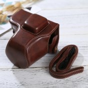 Resim Ykd Store Olympus Epl7 / Epl8 Için Tam Vücut Deri Kılıf Çanta Siyah (Yurt Dışından) 