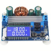 Resim NODEMCU LUA DC-DC Buck Boost Dönüştürücü Modülü 5.5-30V'den 0.5-30V'ye 4A 35W Ayarlanabilir Step Up/Down Voltaj Regülatörü, LCD Dijital Voltmeterli, Panel Montajı, Bakır Alaşım Kontaklar, Kısa/Uzun Basınç Buton Kontrolü ile DIY Elektronik Projeler için, Kompakt Tasarım, Dayanıklı Yapı 