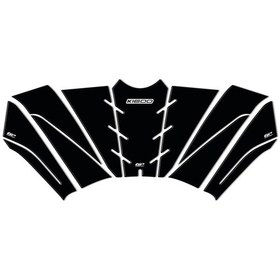 Resim GP Kompozit BMW K 1600 2017-2025 Uyumlu Tank Pad Seti Siyah 