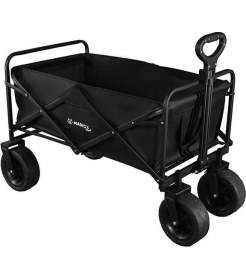 Resim Madfox Voyager Katlanır Çok Amaçlı Yük Taşıma Arabası [vagon] Black 