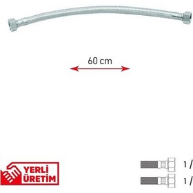 Resim Bağlantı Hortumu 1/2'1/2 50 Cm 
