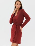 Resim U.aman's Ev Bornozu Ve Sabahlık Takım 303335351 Bordo 