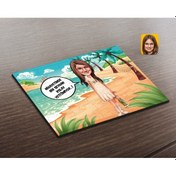Resim Kişiye Özel Kız Çocuk Kolay Yetişmiyor Karikatürlü Ahşap Puzzle-1 