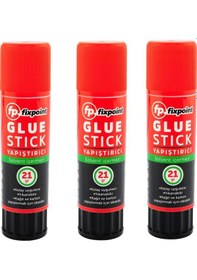 Resim Fixpoint Glue Stick Yapıştırıcı 21gr 3 Adet 