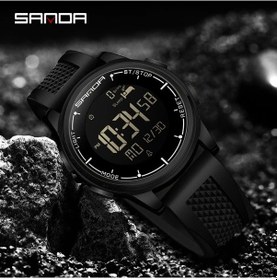 Resim Oldfriend Sanda Erkek Kol Saati Moda Akıllı Gece Işığı Kalorimetre Adımsayar Çok Fonksiyonlu Elektronik Siyah Diğer 