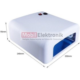 Resim Uv Jel Boya Protez Tırnak Oje Kurutucu Cihaz Uv Lamba Jd-818 
