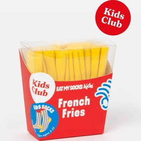 Resim Eat My Socks French Fries Çocuk Çorap 