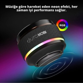 Resim SHOPYTECH Kemik İletimli Kablosuz Bluetooth Hoparlör RGB Neon Işıklı Manyetik IP54 Su Sıçramasına D 