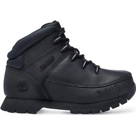 Resim Timberland Euro Sprint Mid Lace Up Boot Çocuk Bot Siyah 
