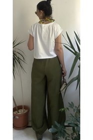 Resim LaSorella Butik KADIN YEŞİL ŞALVAR 